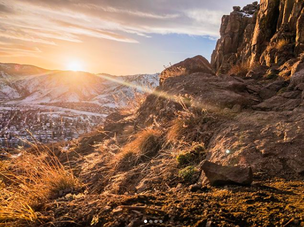 Golden Cliffs Sunset