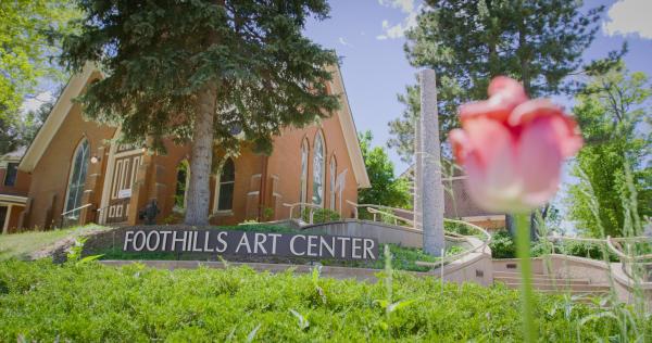 Exterior of historic Foothills Art Center